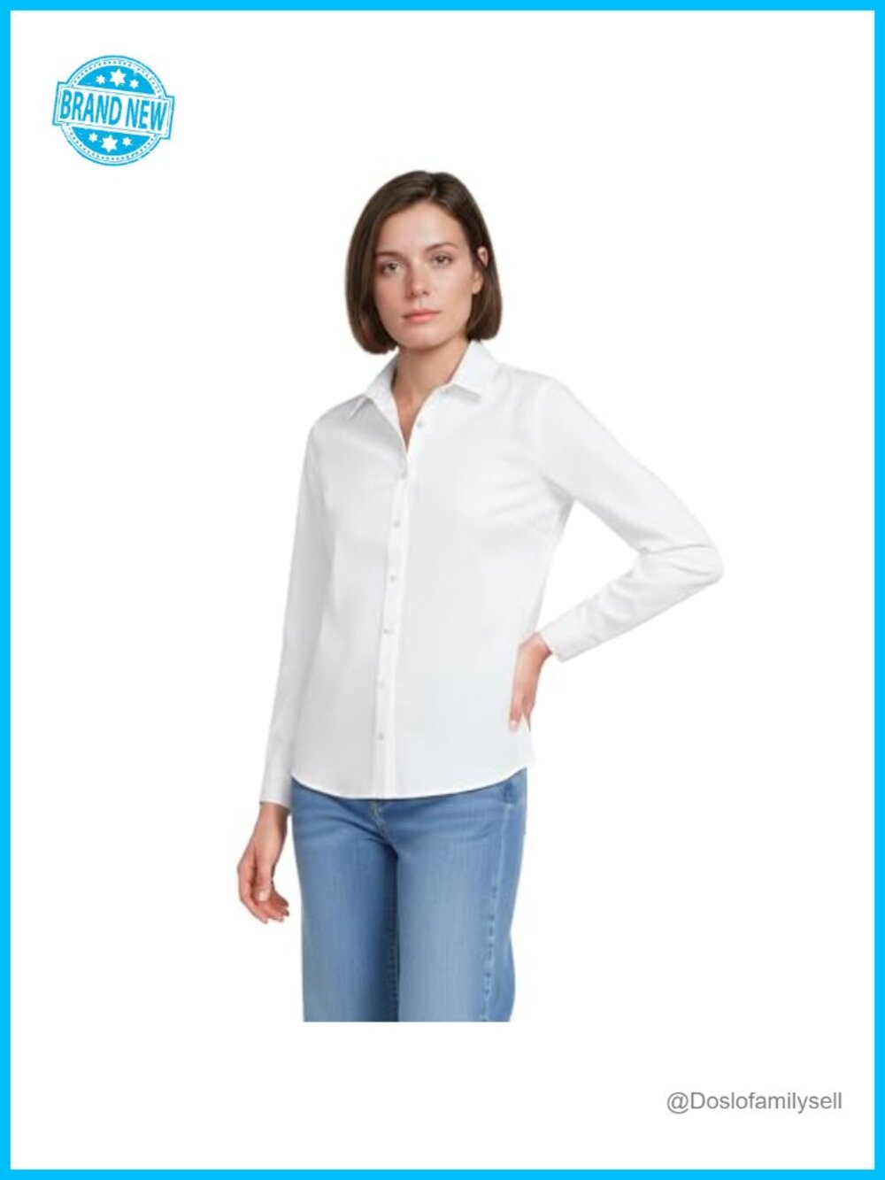 Lands' End Supima Cotton Pinwale Cord Button Down Shirt Long Sleeve